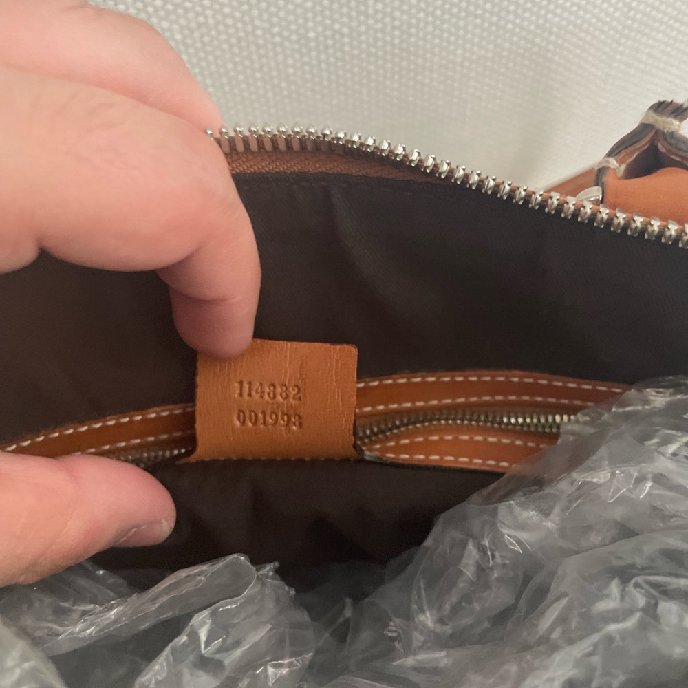 Gucci Beige and Light Blue Satchel - Picture 6 of 8